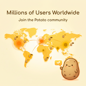 POTATO品牌 - Potato聊天软件积分活动：积分设计、积分推广、积分效果